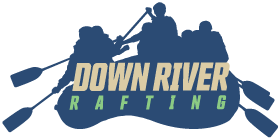 Down River Rafting Logo image